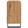 Mueble de lavabo madera de ingeniería roble artisan 65x33x60 cm by , Bathroom furniture - Ref: Foro24-857230, Price: 98,48 €,...
