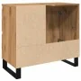 Mueble de lavabo madera de ingeniería roble artisan 65x33x60 cm by , Bathroom furniture - Ref: Foro24-857230, Price: 98,48 €,...