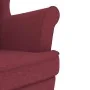 Silla mecedora de tela rojo vino tinto 74x90x102 cm | Foro24.es | Tu tienda online para hogar, jardín y más Foro24.es