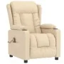 Sillón de masaje de tela color crema by , Electric massage chairs - Ref: Foro24-339067, Price: 229,00 €, Discount: -5%%