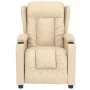 Sillón de masaje de tela color crema by , Electric massage chairs - Ref: Foro24-339067, Price: 229,00 €, Discount: -5%%