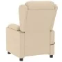 Sillón de masaje de tela color crema by , Electric massage chairs - Ref: Foro24-339067, Price: 229,00 €, Discount: -5%%