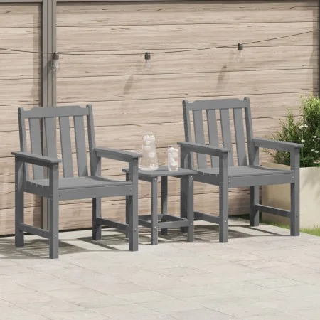 Sillas de Comedor de Jardín 2 pcs Gris Claro HDPE | Foro24.es | Tu tienda online para hogar, jardín y más Foro24.es