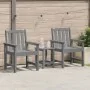 Sillas de Comedor de Jardín 2 pcs Gris Claro HDPE | Foro24.es | Tu tienda online para hogar, jardín y más Foro24.es