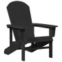 Silla Adirondack Negra 74x82x91 cm HDPE | Foro24.es | Tu tienda online para hogar, jardín y más Foro24.es