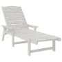 Tumbona Blanca 53x162x98.5 cm HDPE | Foro24.es | Tu tienda online para hogar, jardín y más Foro24.es