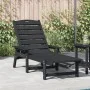 Tumbona de Negra 53x162x98.5 cm HDPE | Foro24.es | Tu tienda online para hogar, jardín y más Foro24.es