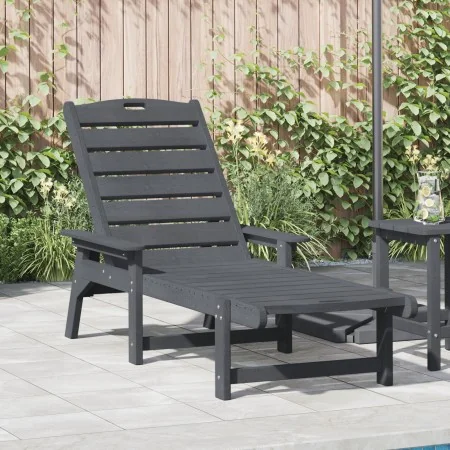 Tumbona Gris Claro 53x162x98.5 cm HDPE | Foro24.es | Tu tienda online para hogar, jardín y más Foro24.es