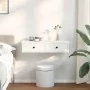 Estante de pared con cajones de madera contrachapada blanco de , Estantes y estanterías - Ref: Foro24-859950, Precio: 64,12 €...