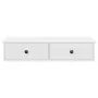 Estante de pared con cajones de madera contrachapada blanco de , Estantes y estanterías - Ref: Foro24-859950, Precio: 64,12 €...