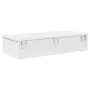 Estante de pared con cajones de madera contrachapada blanco de , Estantes y estanterías - Ref: Foro24-859950, Precio: 64,12 €...