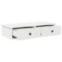 Estante de pared con cajones de madera contrachapada blanco de , Estantes y estanterías - Ref: Foro24-859950, Precio: 64,12 €...