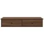 Estante de pared con cajones madera contrachapada roble marrón de , Estantes y estanterías - Ref: Foro24-859965, Precio: 72,8...