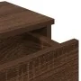 Estante de pared con cajones madera contrachapada roble marrón de , Estantes y estanterías - Ref: Foro24-859965, Precio: 72,8...