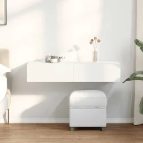 Estante de pared con cajones de madera contrachapada blanco by , Shelves and shelves - Ref: Foro24-859986, Price: 75,83 €, Di...