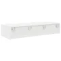 Estante de pared con cajones de madera contrachapada blanco by , Shelves and shelves - Ref: Foro24-859986, Price: 75,83 €, Di...