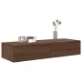 Estante de pared con cajones madera contrachapada marrón roble von , Regale und Regale - Ref: Foro24-859992, Preis: 77,42 €, ...