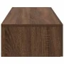 Estante de pared con cajones madera contrachapada marrón roble von , Regale und Regale - Ref: Foro24-859992, Preis: 77,42 €, ...