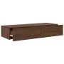 Estante de pared con cajones madera contrachapada marrón roble von , Regale und Regale - Ref: Foro24-859992, Preis: 77,42 €, ...