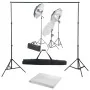 Kit de estudio fotográfico con set de luces y fondo | Foro24.es | Tu tienda online para hogar, jardín y más Foro24.es