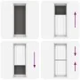 Estor Plisado negro 70x200 cm Tela Ancho 69,4 cm Poliéster by , Blinds and blinds - Ref: Foro24-4015154, Price: 22,99 €, Disc...