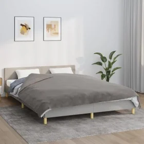 Manta con peso con funda tela gris 200x230 cm 13 kg de , Mantas - Ref: Foro24-3154896, Precio: 118,29 €, Descuento: -5%%