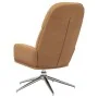 Sillón de relax de piel de ante sintético gris taupé | Foro24.es | Tu tienda online para hogar, jardín y más Foro24.es