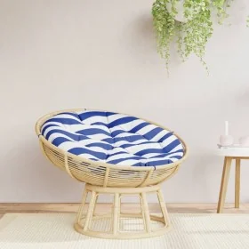 Cojín redondo tela Oxford a rayas azul y blanco Ø 100x11 cm von , Kissen für Stühle und Sofas - Ref: Foro24-361977, Preis: 53...