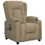 Sillón de masaje elevable cuero sintético color capuchino de , Sillones de masaje eléctricos - Ref: Foro24-3093452, Precio: 2...
