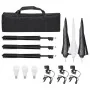 Kit de estudio fotográfico con set de luces, fondo y reflector | Foro24.es | Tu tienda online para hogar, jardín y más Foro24.es