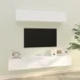 Set de muebles para TV 4 piezas madera contrachapada blanco by , TV Furniture - Ref: Foro24-3114526, Price: 177,46 €, Discoun...