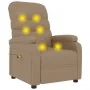 Sillón de masaje de cuero sintético color capuchino by , Electric massage chairs - Ref: Foro24-289695, Price: 166,30 €, Disco...