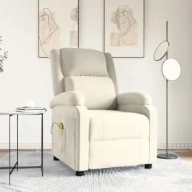 Comprar Sillón de masaje de terciopelo blanco
