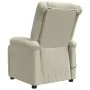 Sillón de masaje de terciopelo blanco crema | Foro24.es | Tu tienda online para hogar, jardín y más Foro24.es