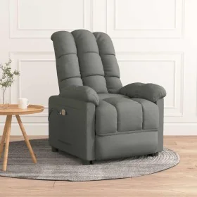 Sillón de masaje eléctrico tela gris oscuro de , Sillones de masaje eléctricos - Ref: Foro24-3073759, Precio: 250,00 €, Descu...