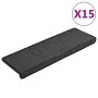 Alfombras de peldaños de escalera 15 uds antracita 65x21x4 cm by , Stair mats - Ref: Foro24-134567, Price: 71,54 €, Discount: %