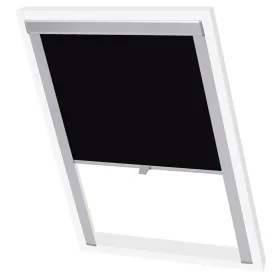 Persiana enrollable opaca negra PK08 by , Blinds and blinds - Ref: Foro24-133521, Price: 60,39 €, Discount: -5%%