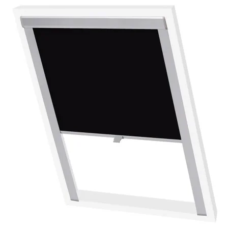 Persiana enrollable opaca negra PK08 by , Blinds and blinds - Ref: Foro24-133521, Price: 60,39 €, Discount: -5%%