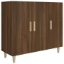 Aparador de madera de ingeniería marrón roble 90x34x80 cm von , Sideboards - Ref: Foro24-817461, Preis: 88,58 €, Rabatt: -5%%