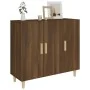 Aparador de madera de ingeniería marrón roble 90x34x80 cm von , Sideboards - Ref: Foro24-817461, Preis: 88,58 €, Rabatt: -5%%