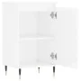 Aparador madera de ingeniería blanco brillante 40x35x70 cm by , Sideboards - Ref: Foro24-831040, Price: 52,25 €, Discount: -5%%