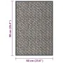 Felpudo de nudo marrón claro 60x60 cm by , Doormats - Ref: Foro24-326944, Price: 27,76 €, Discount: -5%%