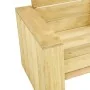 Banco de jardín de madera de pino impregnada 239 cm by , garden benches - Ref: Foro24-49038, Price: 456,53 €, Discount: -5%%