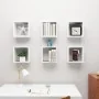 Estantes cubo de pared 6 unidades blanco 30x15x30 cm by , Shelves and shelves - Ref: Foro24-807000, Price: 53,40 €, Discount: %