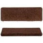 Alfombras de peldaños de escalera 15 uds marrón 65x21x4 cm | Foro24.es | Tu tienda online para hogar, jardín y más Foro24.es