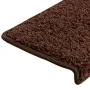 Alfombras de peldaños de escalera 15 uds marrón 65x21x4 cm | Foro24.es | Tu tienda online para hogar, jardín y más Foro24.es