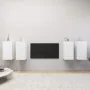 Muebles de salón 4 uds madera ingeniería blanco 30,5x30x60 cm by , TV Furniture - Ref: Foro24-3078740, Price: 132,11 €, Disco...