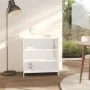 Aparador de madera contrachapada blanco 70x40,5x75 cm de , Aparadores - Ref: Foro24-809755, Precio: 68,55 €, Descuento: -5%%