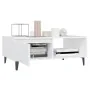 Mesa de centro madera contrachapada blanco 90x60x35 cm de , Mesas de centro - Ref: Foro24-806004, Precio: 68,29 €, Descuento:...