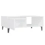 Mesa de centro madera contrachapada blanco 90x60x35 cm de , Mesas de centro - Ref: Foro24-806004, Precio: 68,29 €, Descuento:...